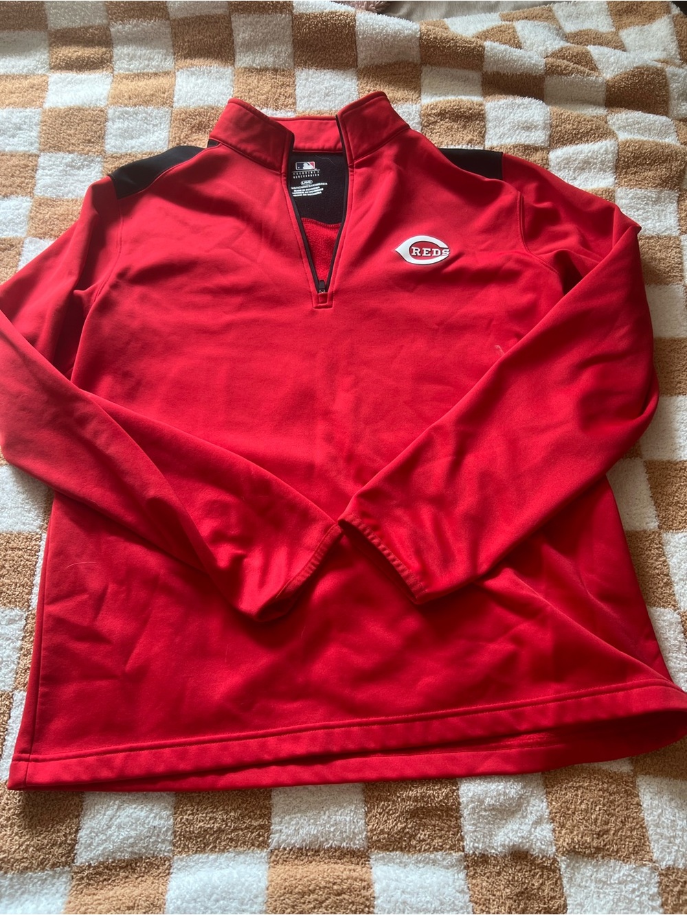 Cincinnati Reds Quarter‑Zip Pullover Sweater